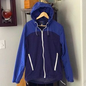 J. Crew Sports men outfitter wind breaker bitonal faded blue